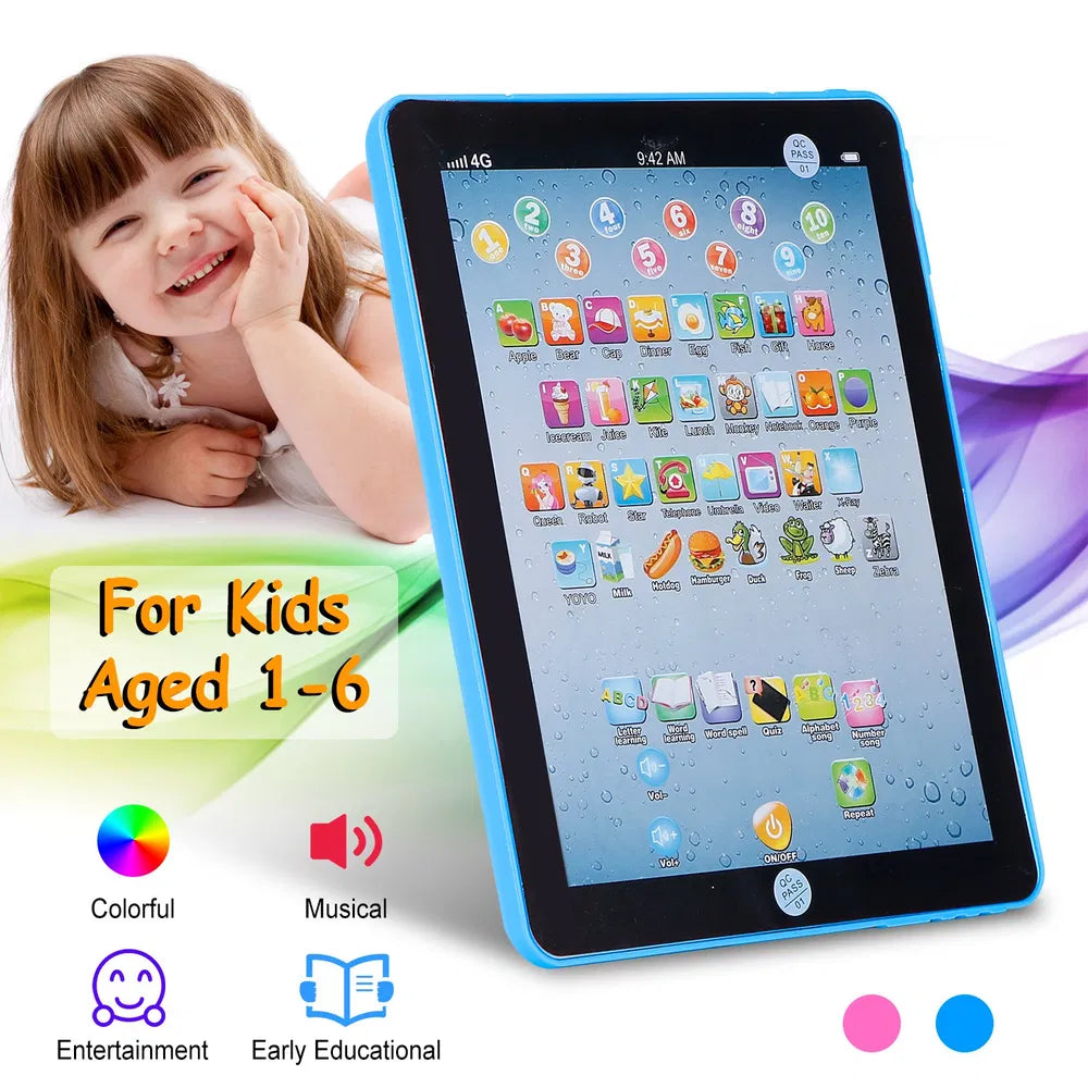 Baby Learning Tablet Educational Mini Pads Toys Touch Learn Toddler Baby Learning Tablet Educational Mini Pads Toys Touch Learn Toddler Numbers Words Gift