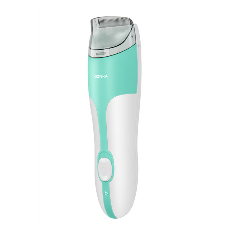 Export Mute Hair-Absorbing Hair Clipper Large Capacity USB Rechargeable Waterproof Electric Hair Clipper Ceramic Blade Gair Clipper