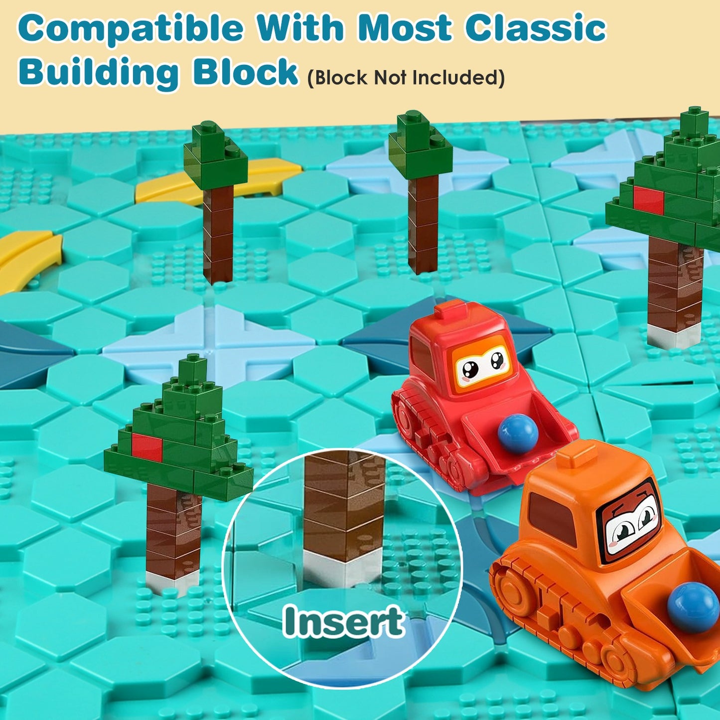 1Pc Kids Logical Road Builder Toy Brain Teasers Puzzles Montessori Toys Preschool Educational Learning Toys Puzzle STEM Board Game For 3 To 8 Years Old Boys Girls Birthday Gift