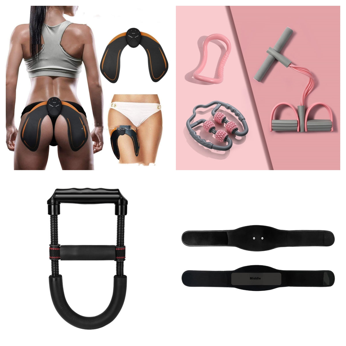 Smart Waist Shaping Belt Lazy Abdominal Stickers Fitness Equipment Indoor Fitness Belly Contracting